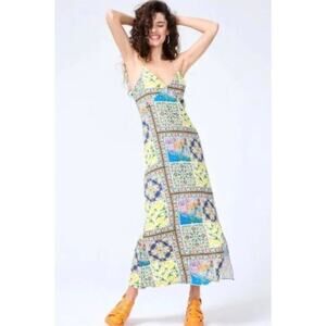 Terez Amalfi Patchwork V Neck Dress